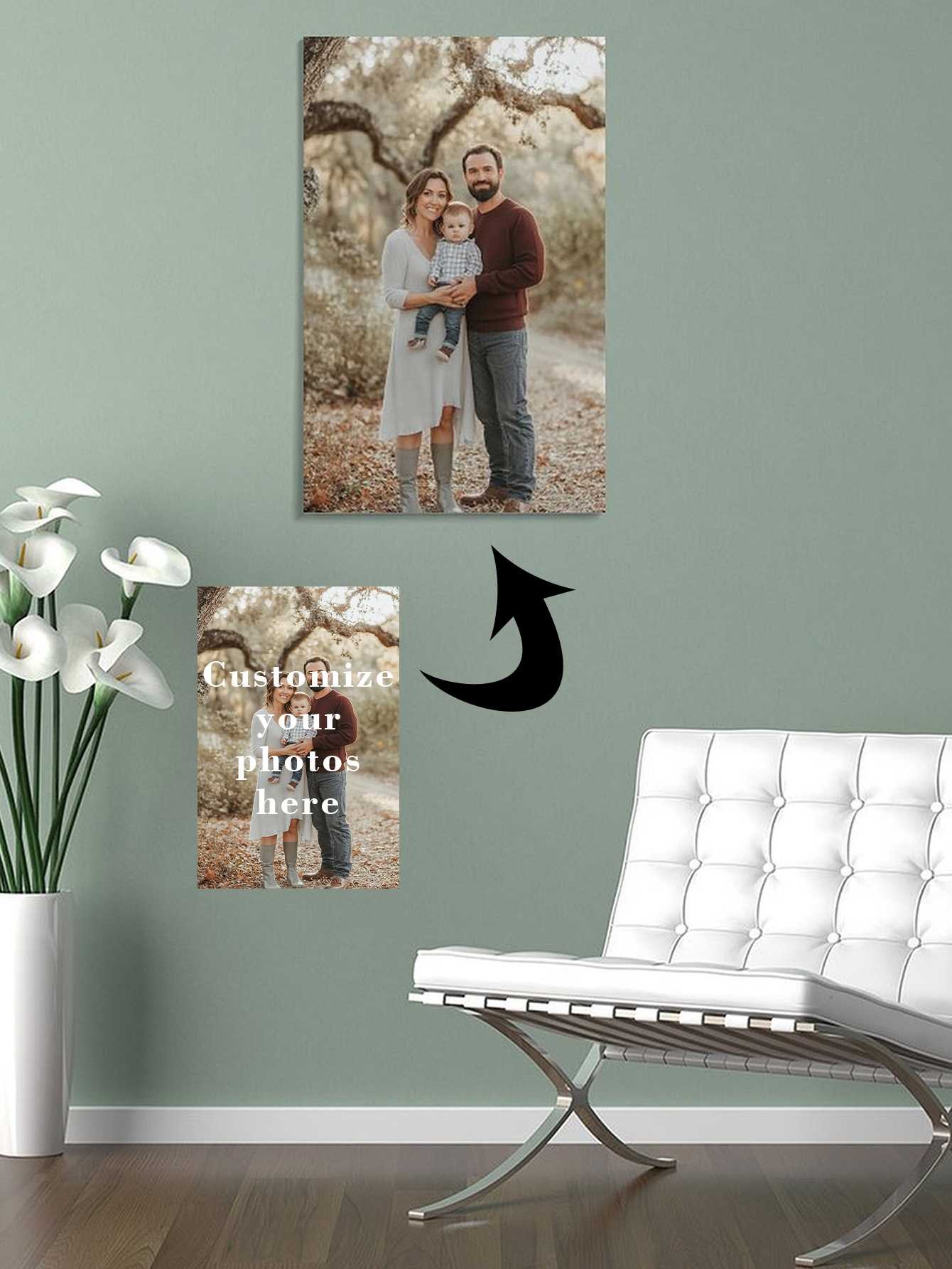 Home Textiles & Decorations - Customized Canvas (frameless only painting) Customize