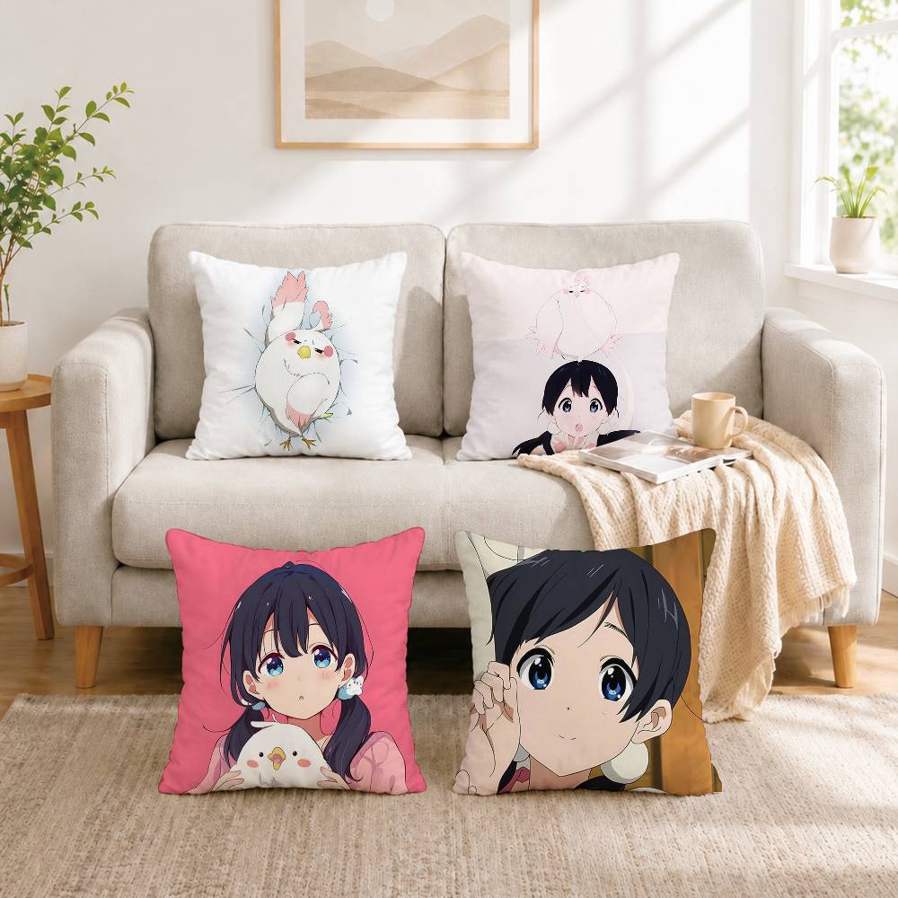 Home Textiles Market - A-Anime Tamako Market Mochizo Oji Pillow