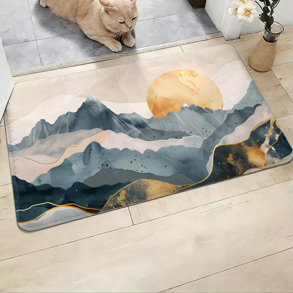 Home Landing Textiles - Mountain Land Floor Mat Soft Flannel