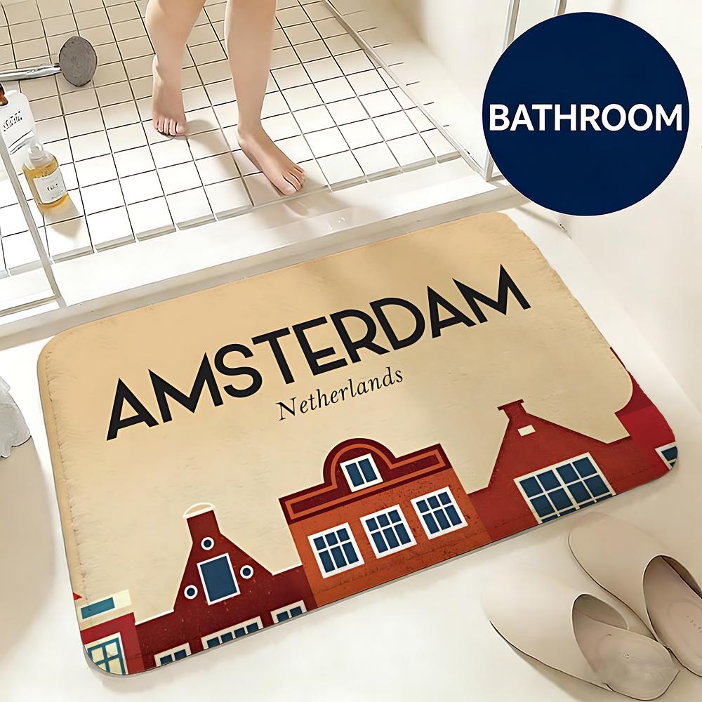 Soft Flannel Floor Mat Place A - đánh giá và giá Home Textiles Netherlands