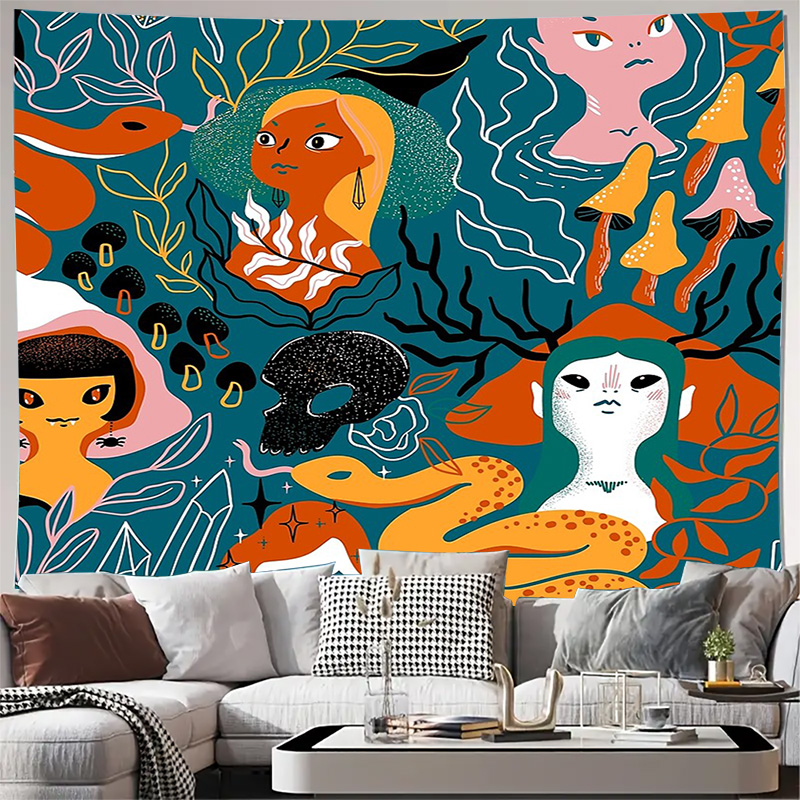 Dreamy Forest Tapestry Wall Ha - đánh giá và giá Home Landing Textiles