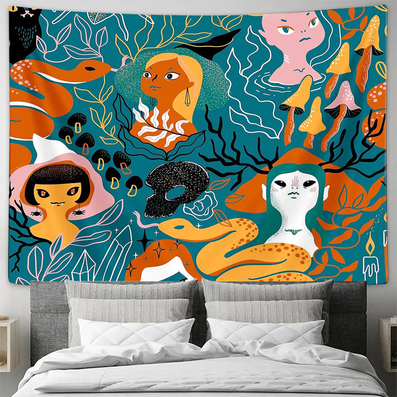 Dreamy Forest Tapestry Wall Ha - đánh giá và giá Home Landing Textiles