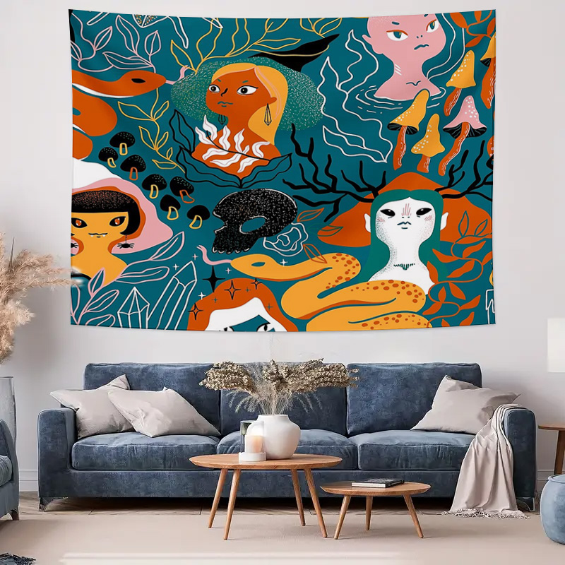 Dreamy Forest Tapestry Wall Ha - đánh giá và giá Home Landing Textiles