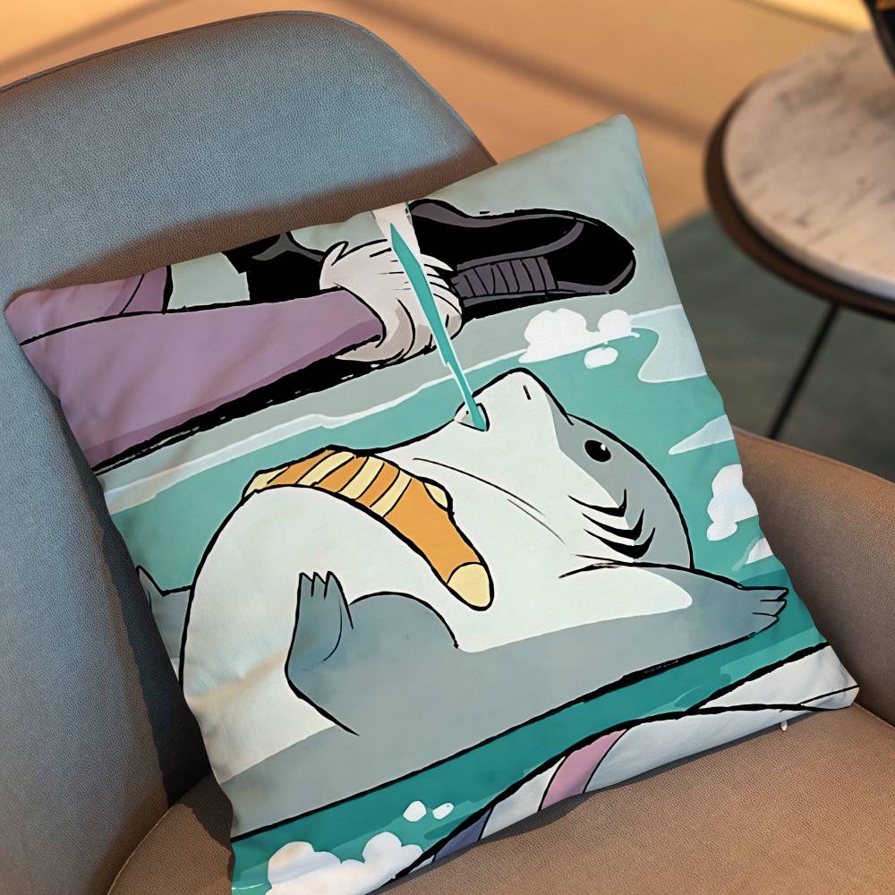 Land Shark cute Jeff Pillow Ca - đánh giá và giá Home Landing Textiles