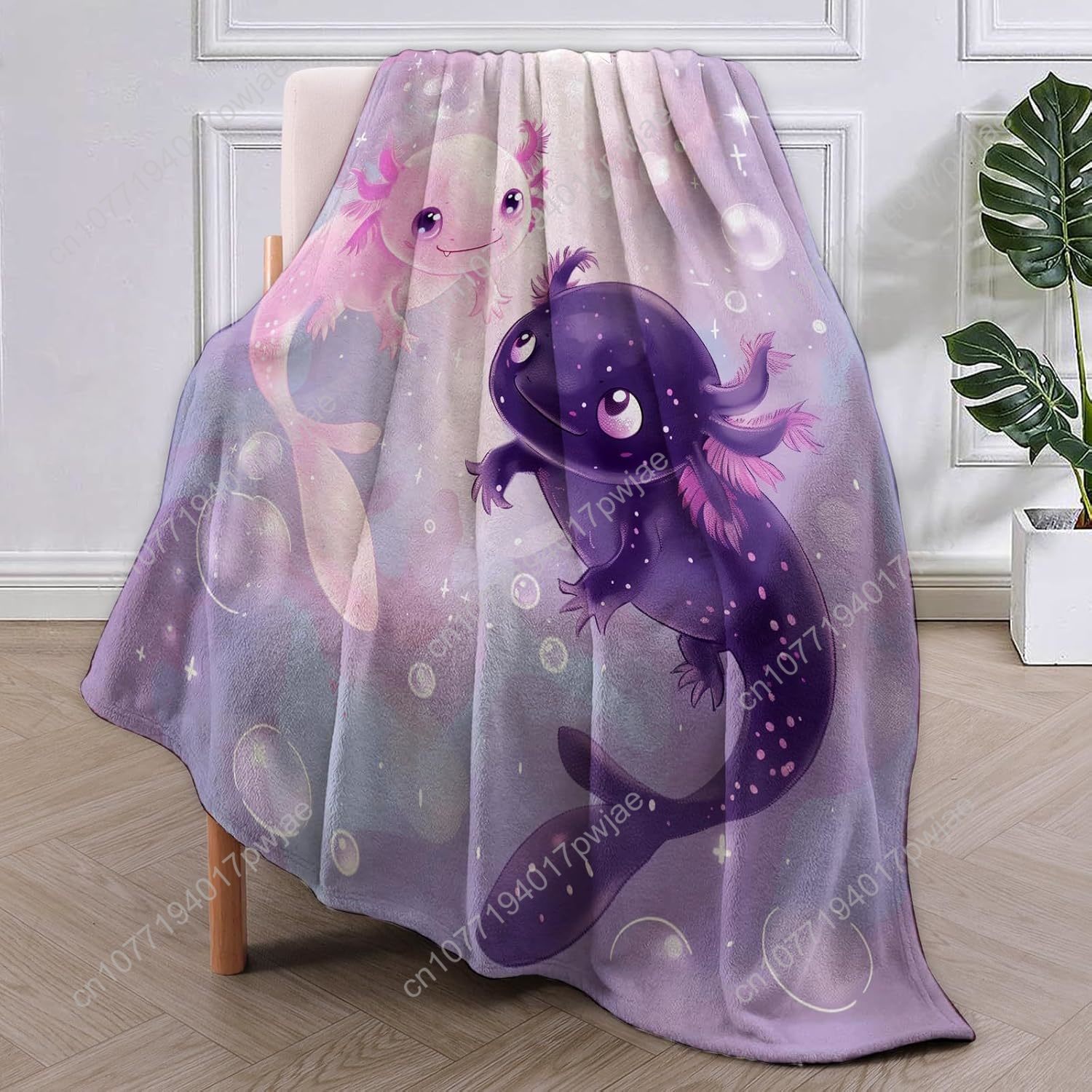 Axolotl Blanket Cute Axolotls  - đánh giá và giá Home Textiles & Decorations