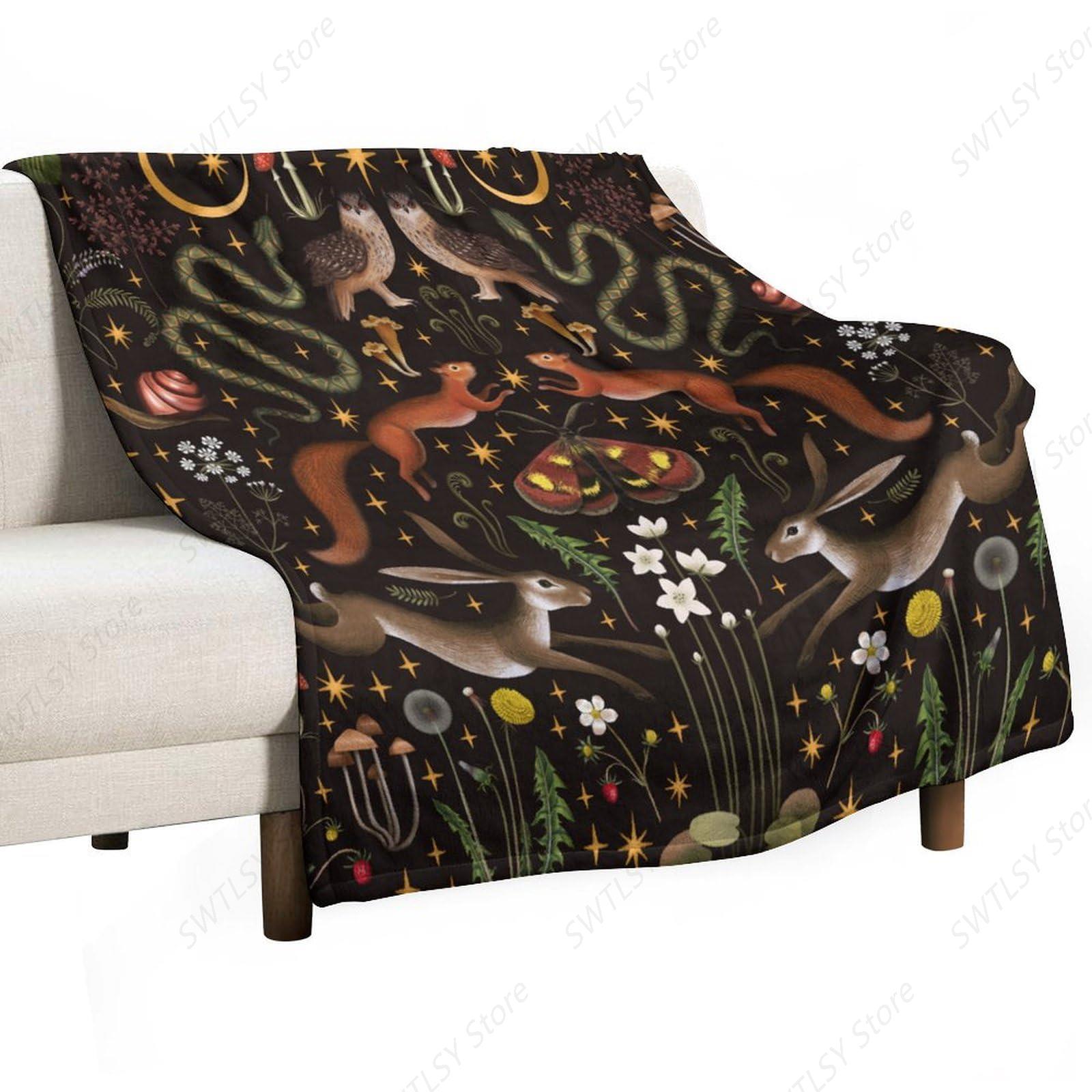 Rustic Forest Throw Blanket, F - đánh giá và giá Home Landing Textiles