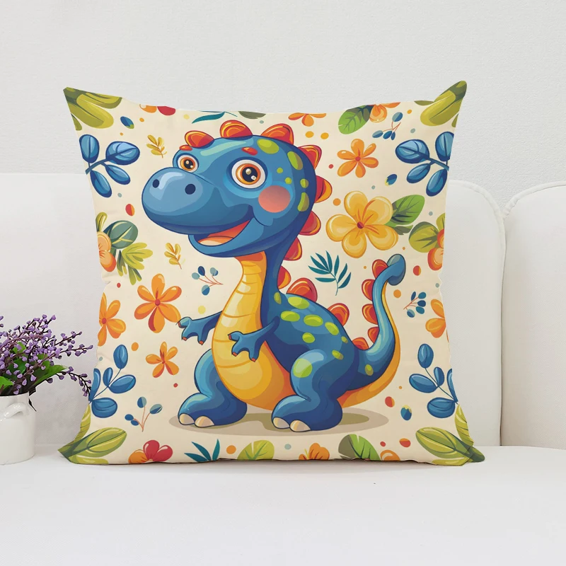 Dinosaur Land throw pillow cov - đánh giá và giá Home Landing Textiles