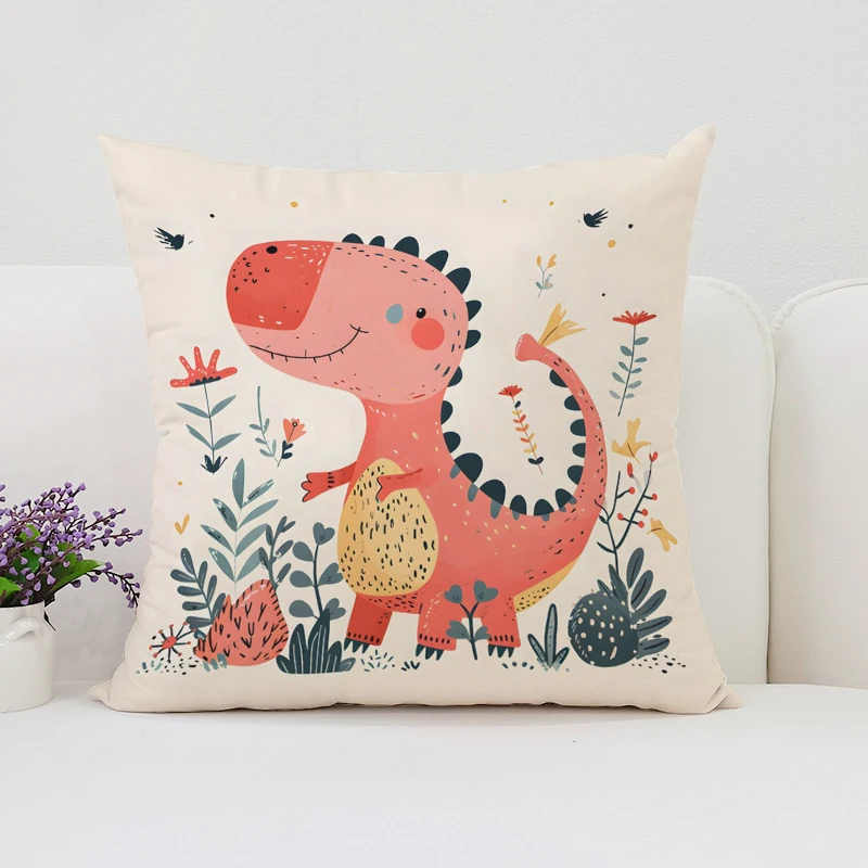 Dinosaur Land throw pillow cov - đánh giá và giá Home Landing Textiles