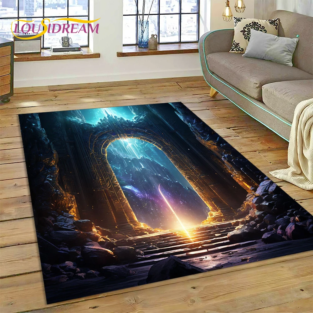 Illusion God's Temple Door Gat - đánh giá và giá Home Textiles Sale