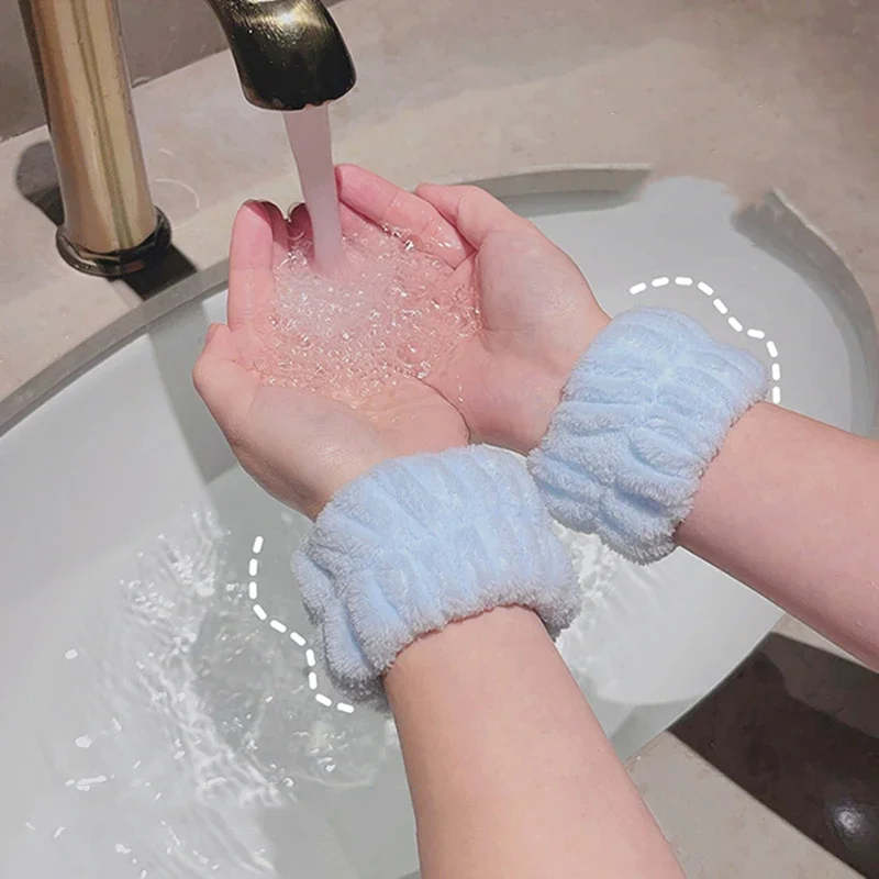 2PCS Reusable Spa Wrist Washba - đánh giá và giá Home Textiles Face Towel