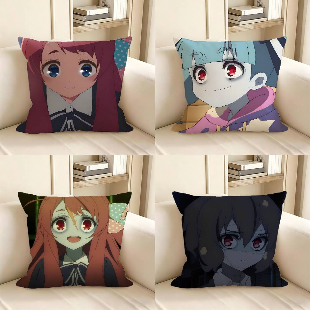 1pc Zombie Land Saga Pillow Ca - đánh giá và giá Home Landing Textiles