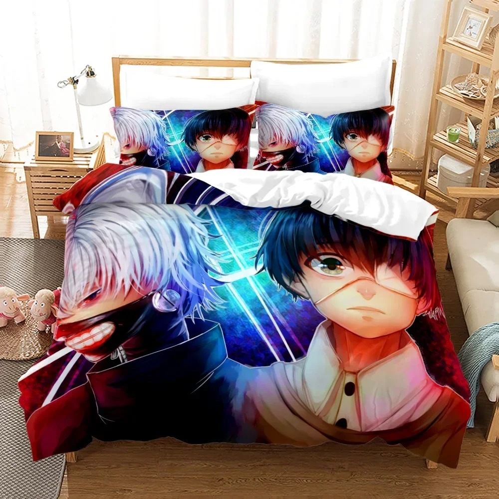 Tokyo Ghoul Kaneki Ken  Duvet  - đánh giá và giá Bed Sheet Microfiber