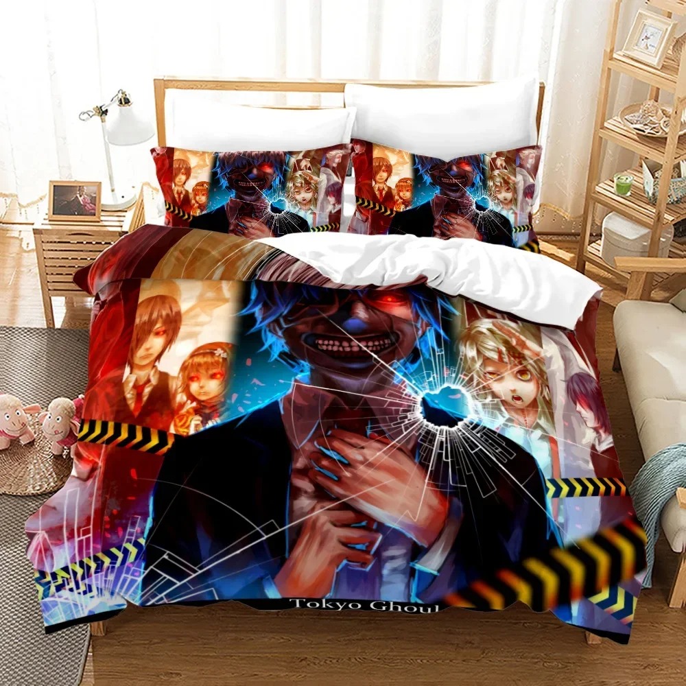 Tokyo Ghoul Kaneki Ken  Duvet  - đánh giá và giá Bed Sheet Microfiber