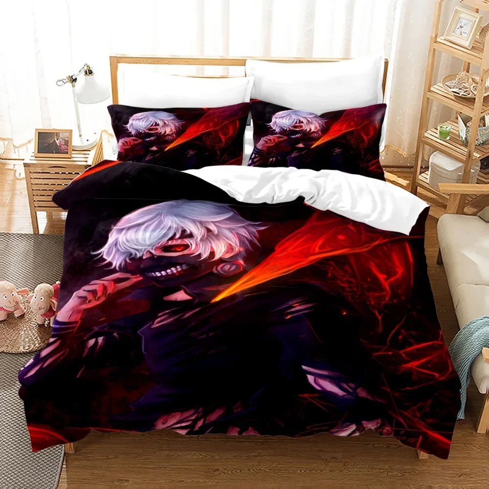 Tokyo Ghoul Kaneki Ken  Duvet  - đánh giá và giá Bed Sheet Microfiber