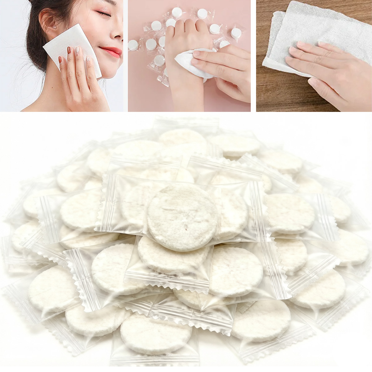 100Pcs Portable Compressed Tow - đánh giá và giá Home Textiles Face Towel