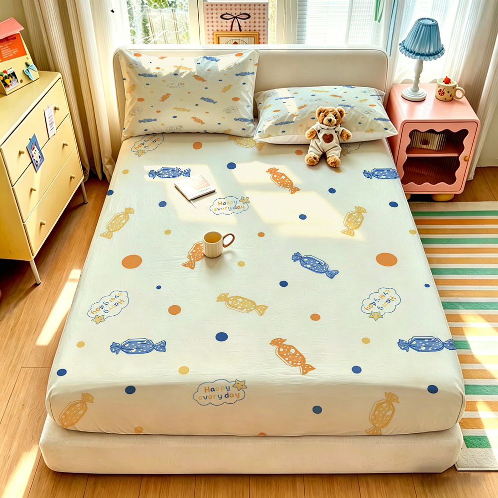90G 3-Piece Bedding Set 1 Fitt - đánh giá và giá Bed Sheet Microfiber