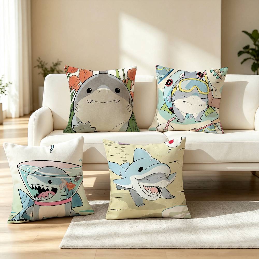 Cute Jeff the Land Shark Pillo - đánh giá và giá Home Landing Textiles