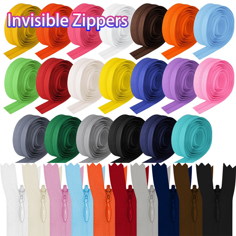 100pcs Invisible Zippers 28-60 - đánh giá và giá Home Textiles Sale