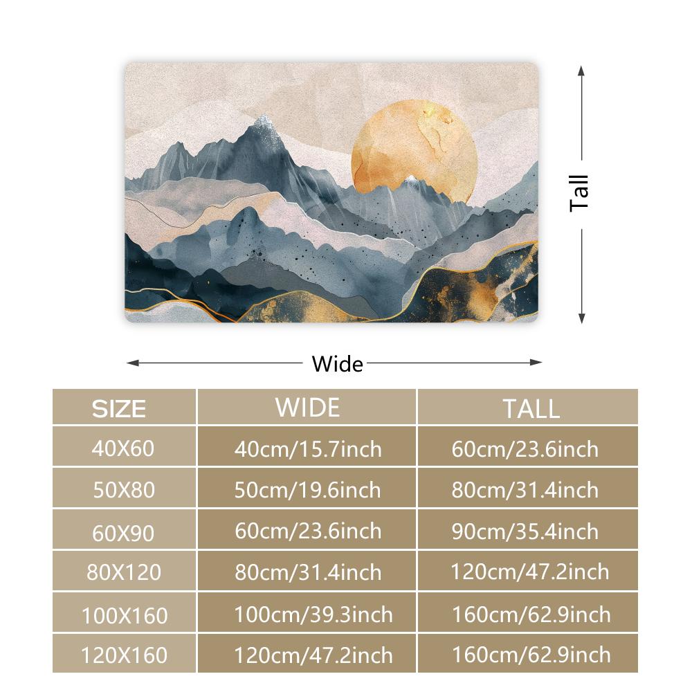 Mountain Land Floor Mat Bedroo - đánh giá và giá Home Landing Textiles