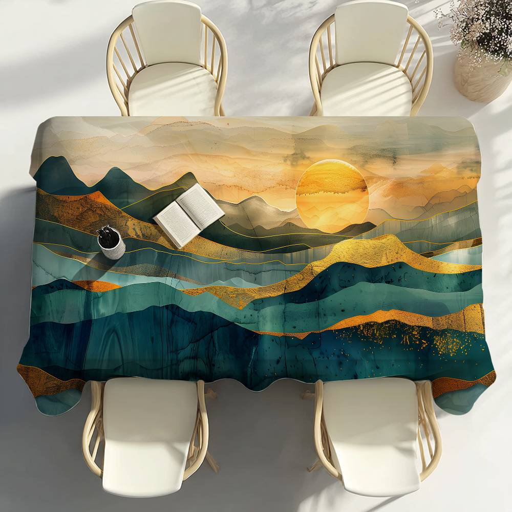 Mountain Land Table Cloth Part - đánh giá và giá Home Landing Textiles