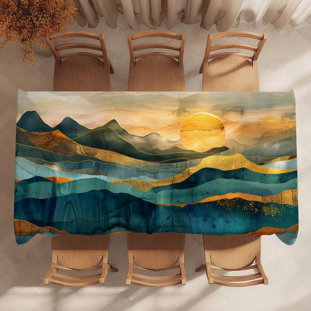 Mountain Land Table Cloth Part - đánh giá và giá Home Landing Textiles